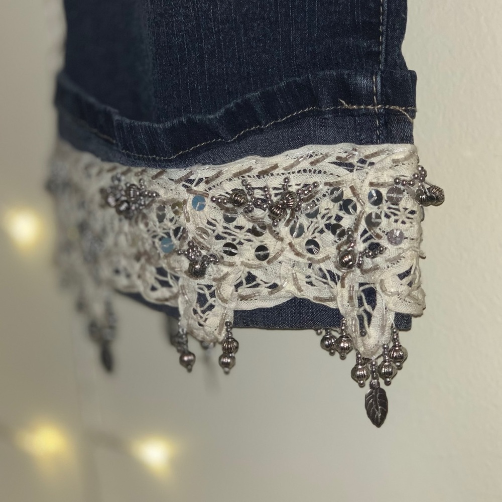 Plus size Boho Capri Jeans!! Size 22. So cute!!